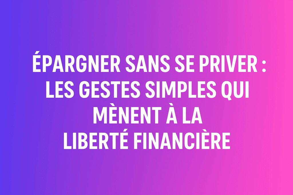 épargner
